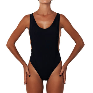 Kendall Rib Suit Onyx