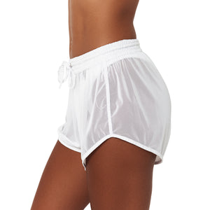 Jovi Mesh Shorts Blanc
