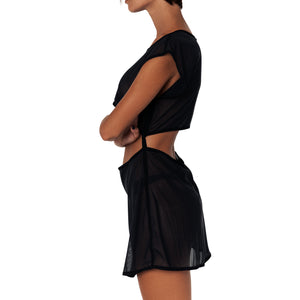 Monroe Mesh Dress Onyx