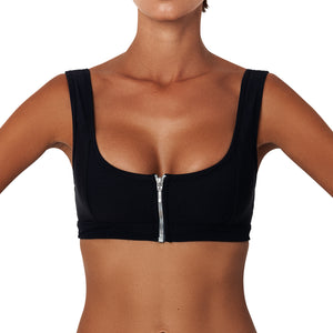 Ziggy Rib Top Onyx