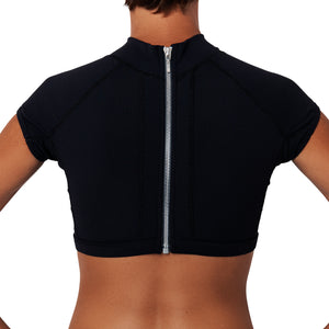 Mono Rib Top Onyx